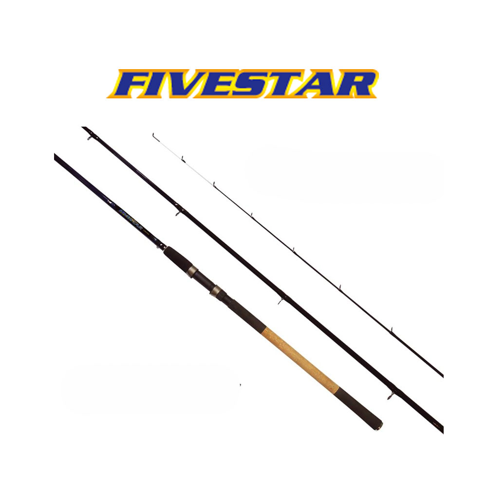 Caña Fivestar FX-SS366 3,60m. 3 Tramos enchuf. + 3 Punteros intercambiables. 10-80 grs.