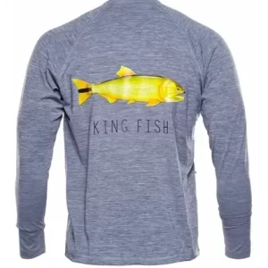 Remera King Fish Edición Especial Estampada Dorado