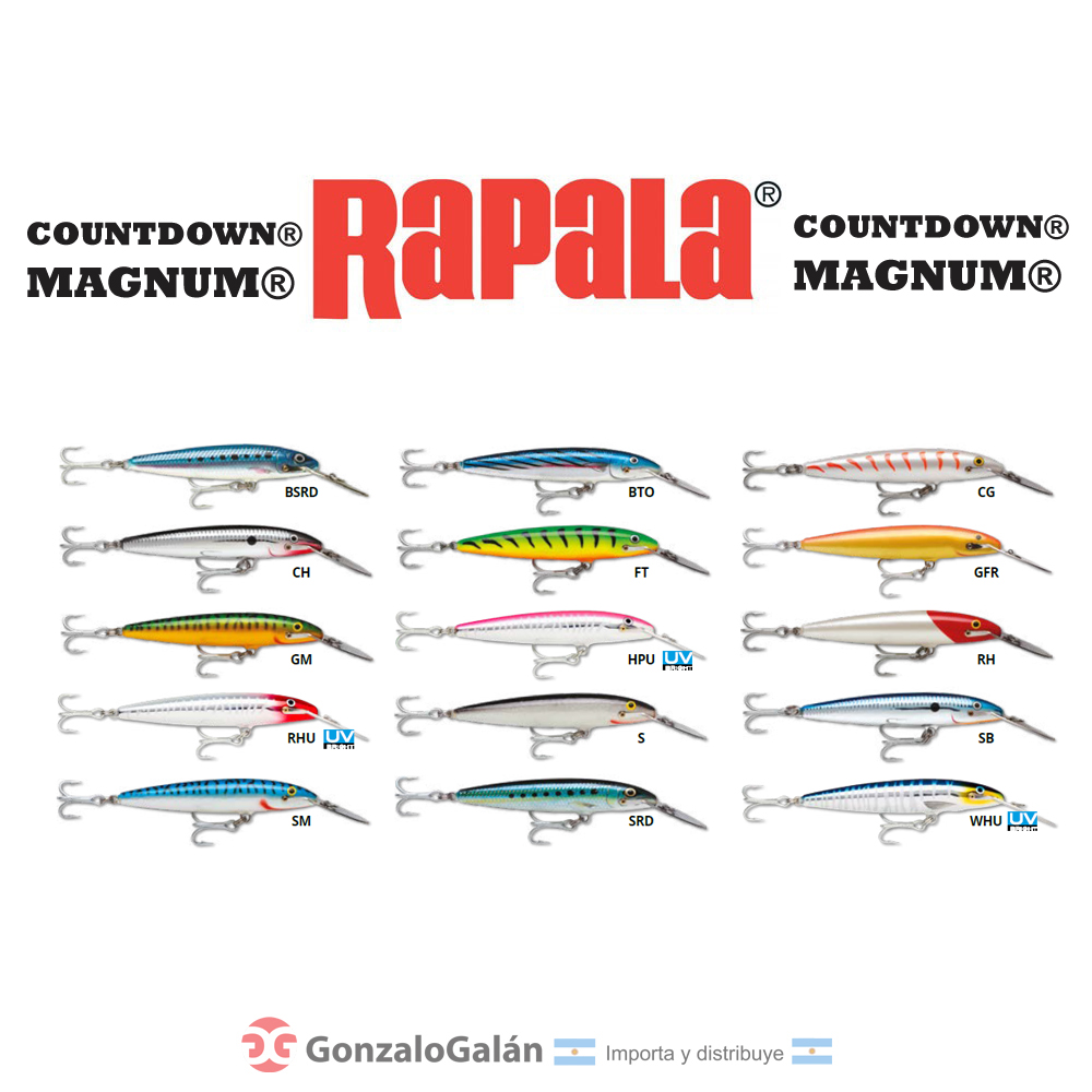 Señuelo Rapala Countdown Magnum CDMAG09 - Color #SB - Imagen 2
