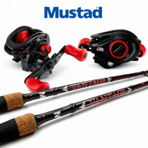 COMBO OFERTA - Reel Abu Garcia MAX 4X + Caña Mustad Vantage FX MR006-VFB-M-6